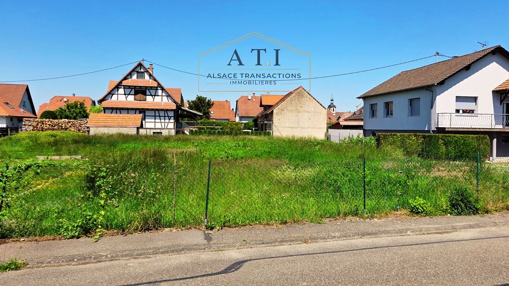 Terrain ROESCHWOOG 195000€ ALSACE TRANSACTIONS IMMOBILIÈRES
